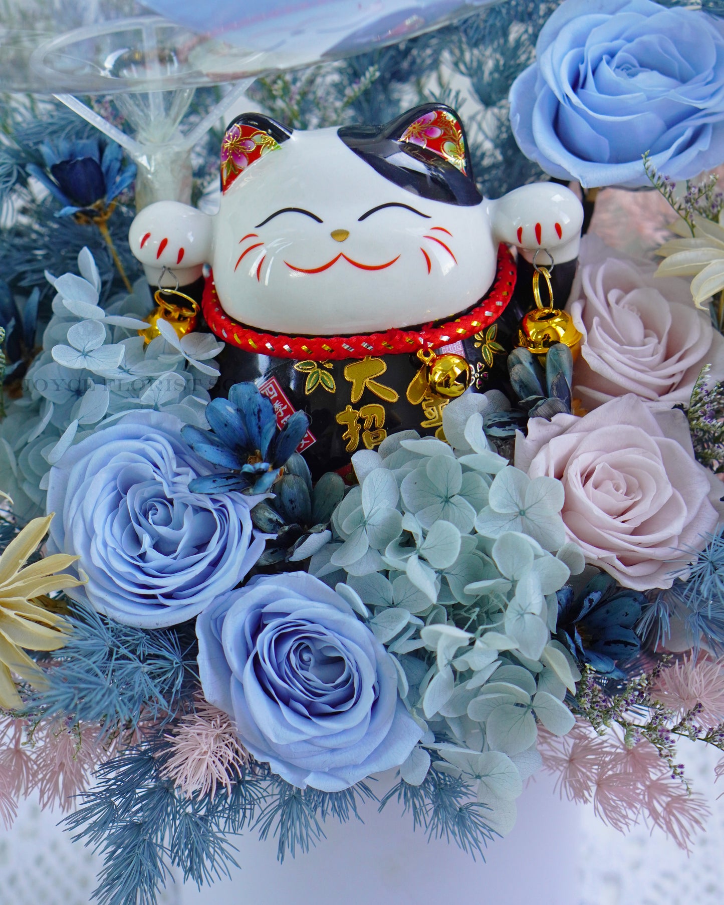 Grand Opening Flower Box - Balloon & Fortune Cat (招财猫)