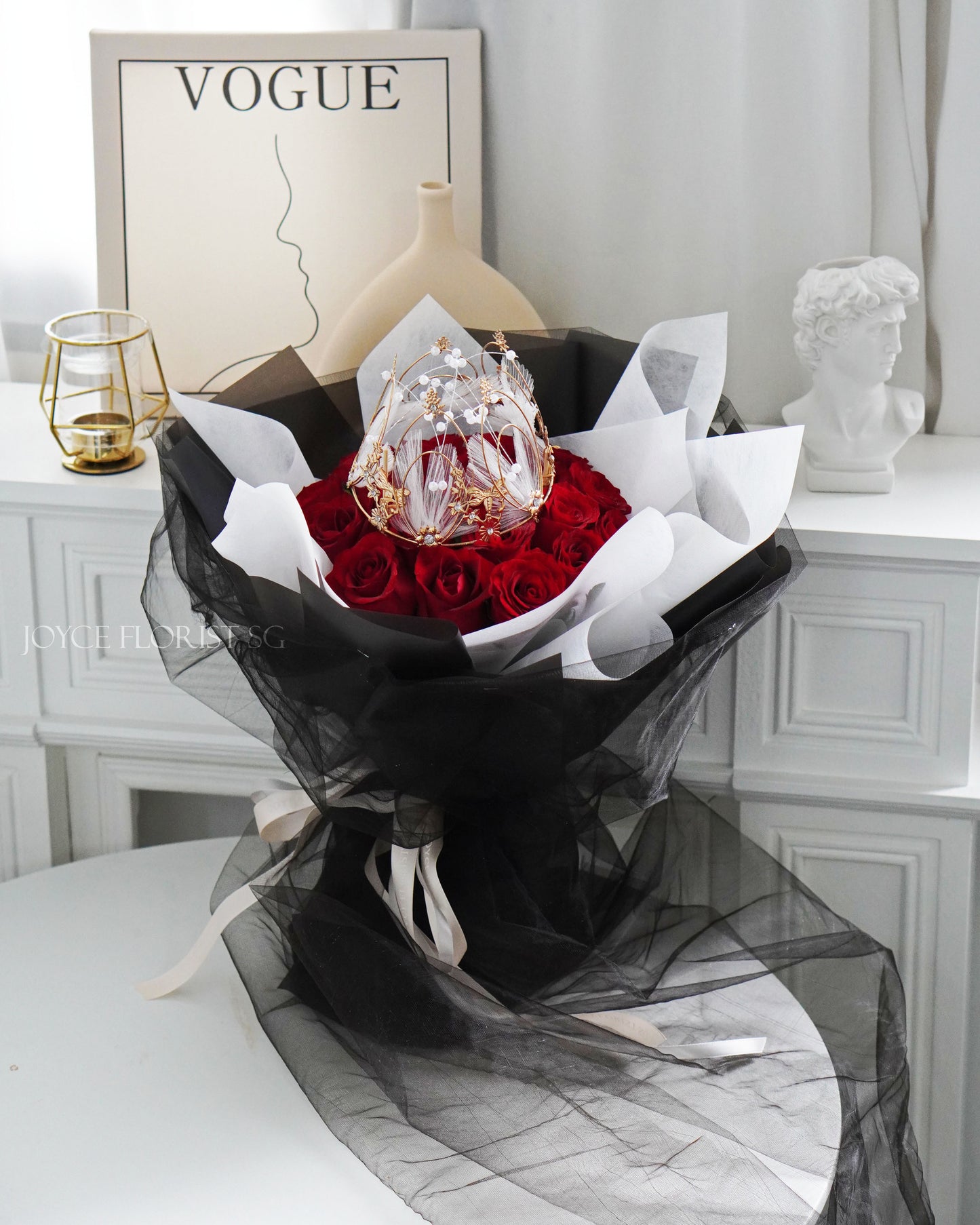 Kenya Rose Flower bouquet - 24 Kenya Red Roses