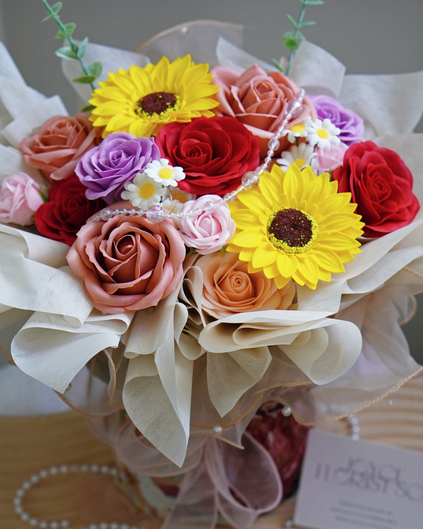 Soap Flower Bouquet - Enchanted Soap Garden