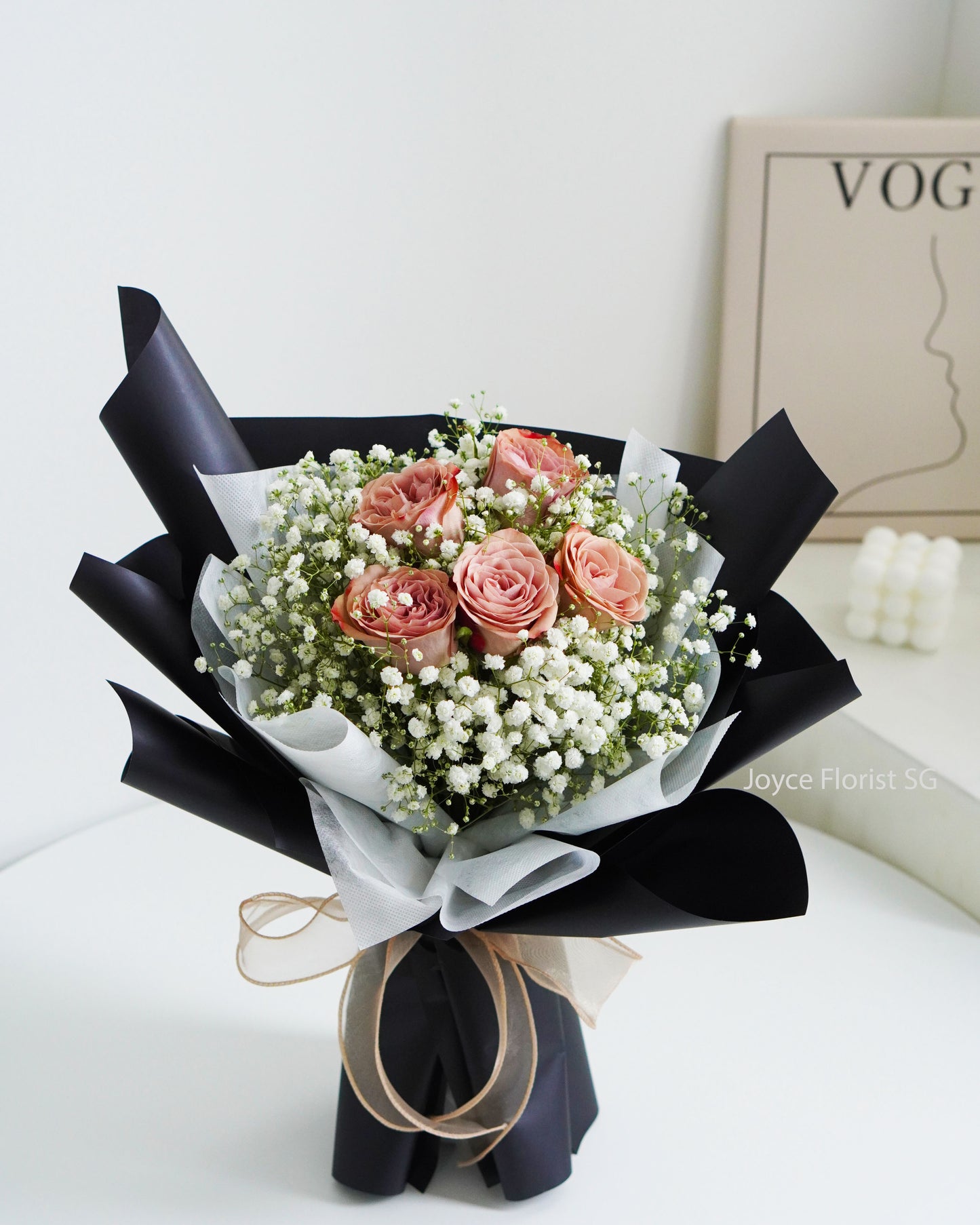 Rose Flower Bouquet - Misty