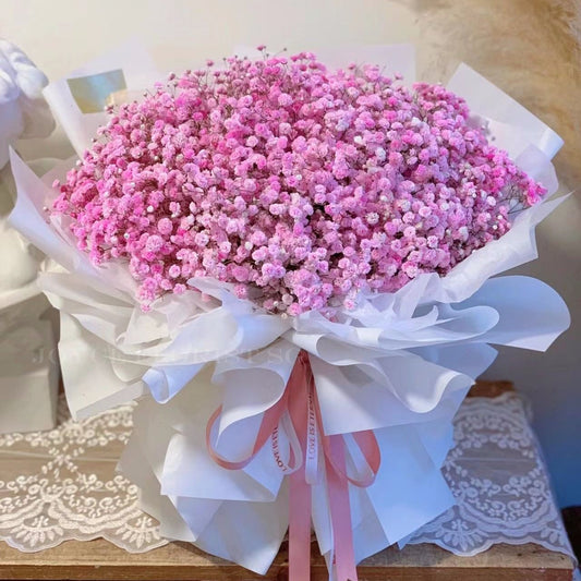 Fresh Flower Bouquet - Cerise Pink