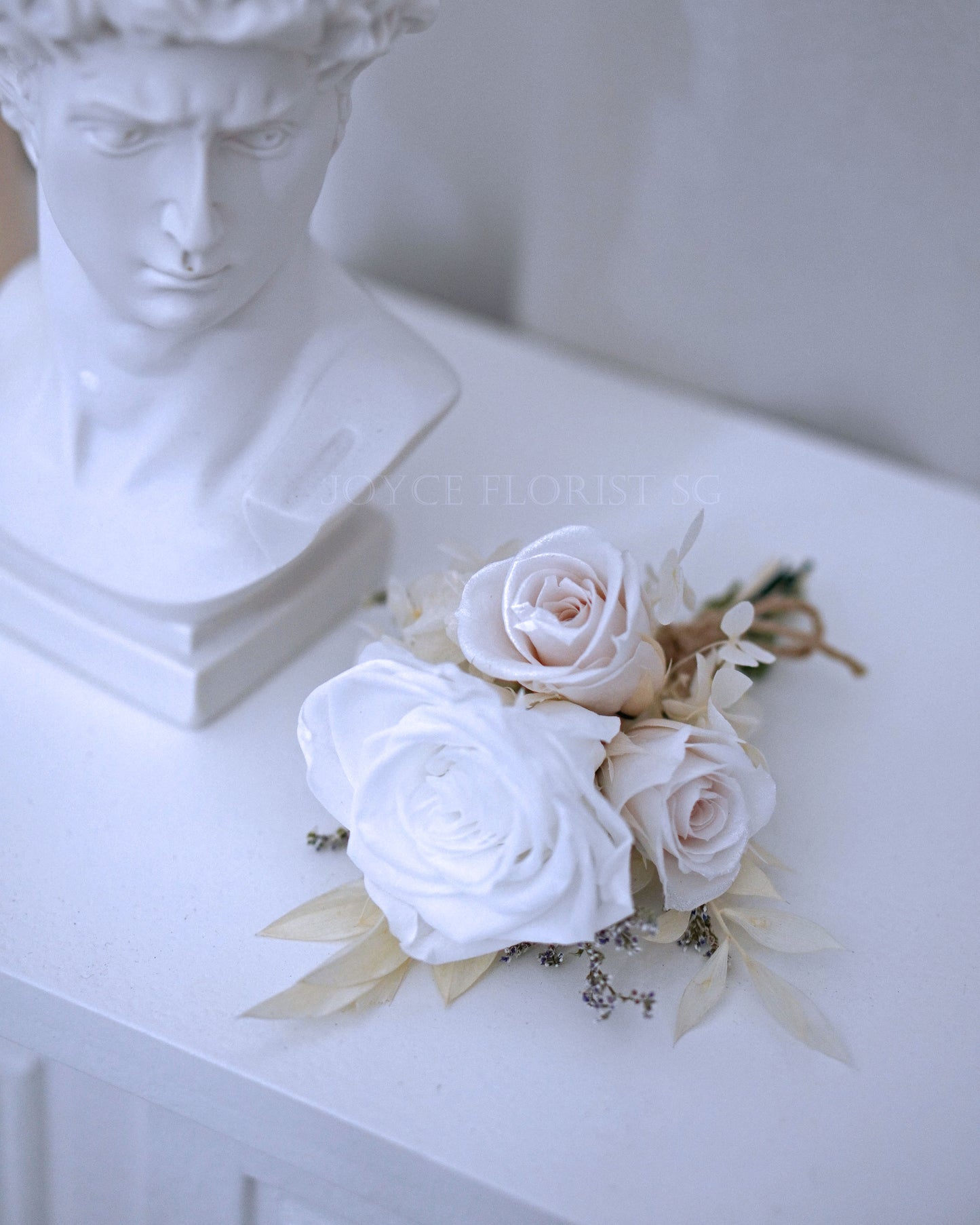 Preserved Boutonniere - Purity