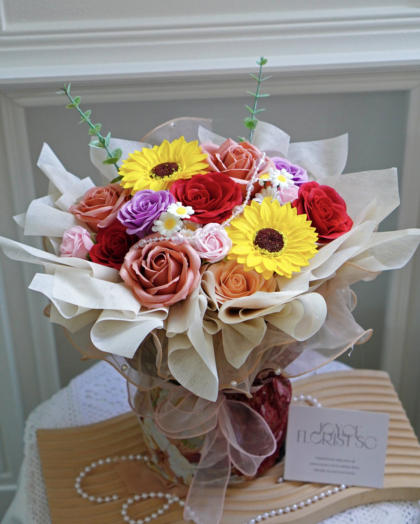 Soap Flower Bouquet - Enchanted Soap Garden