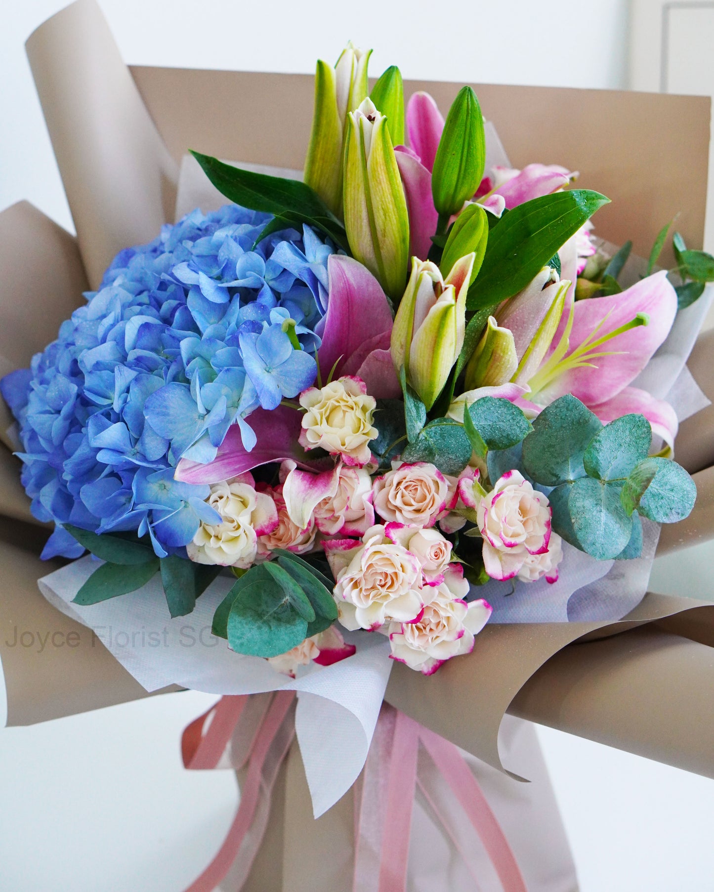 Fresh Flower Bouquet - Lilac Hydrangea Bouquet