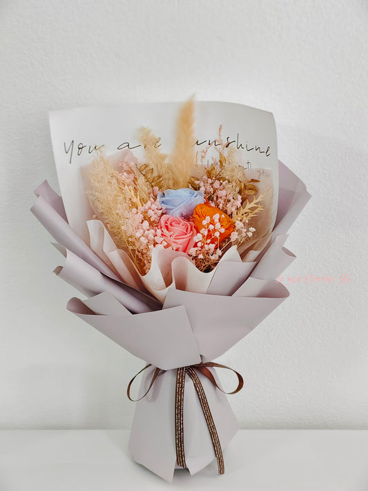 Preserved Flower Bouquet - Electric Dreams
