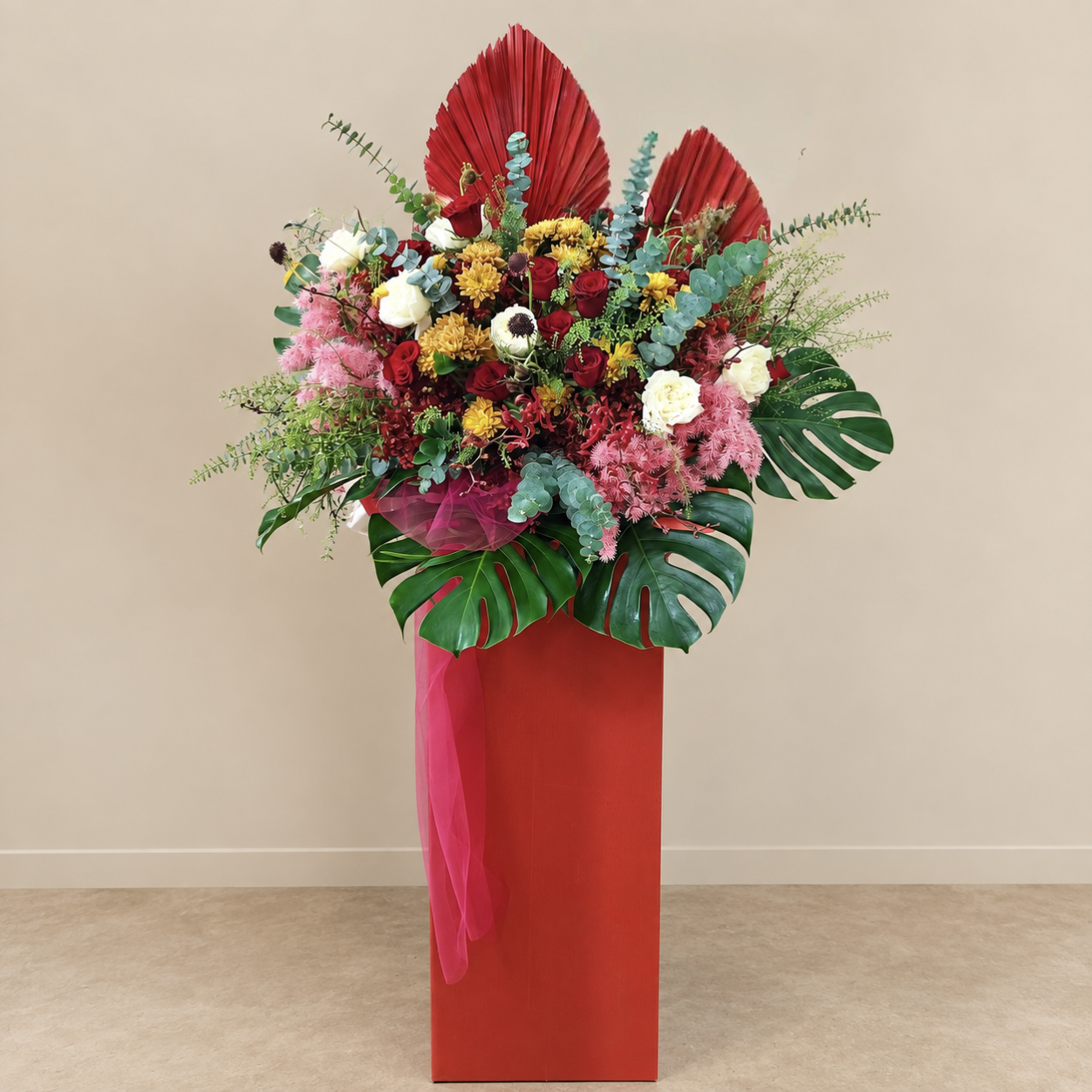 Grand Opening Flower Stand | Opening Ceremony Flowers | Joyful Blossoms Flower Stand