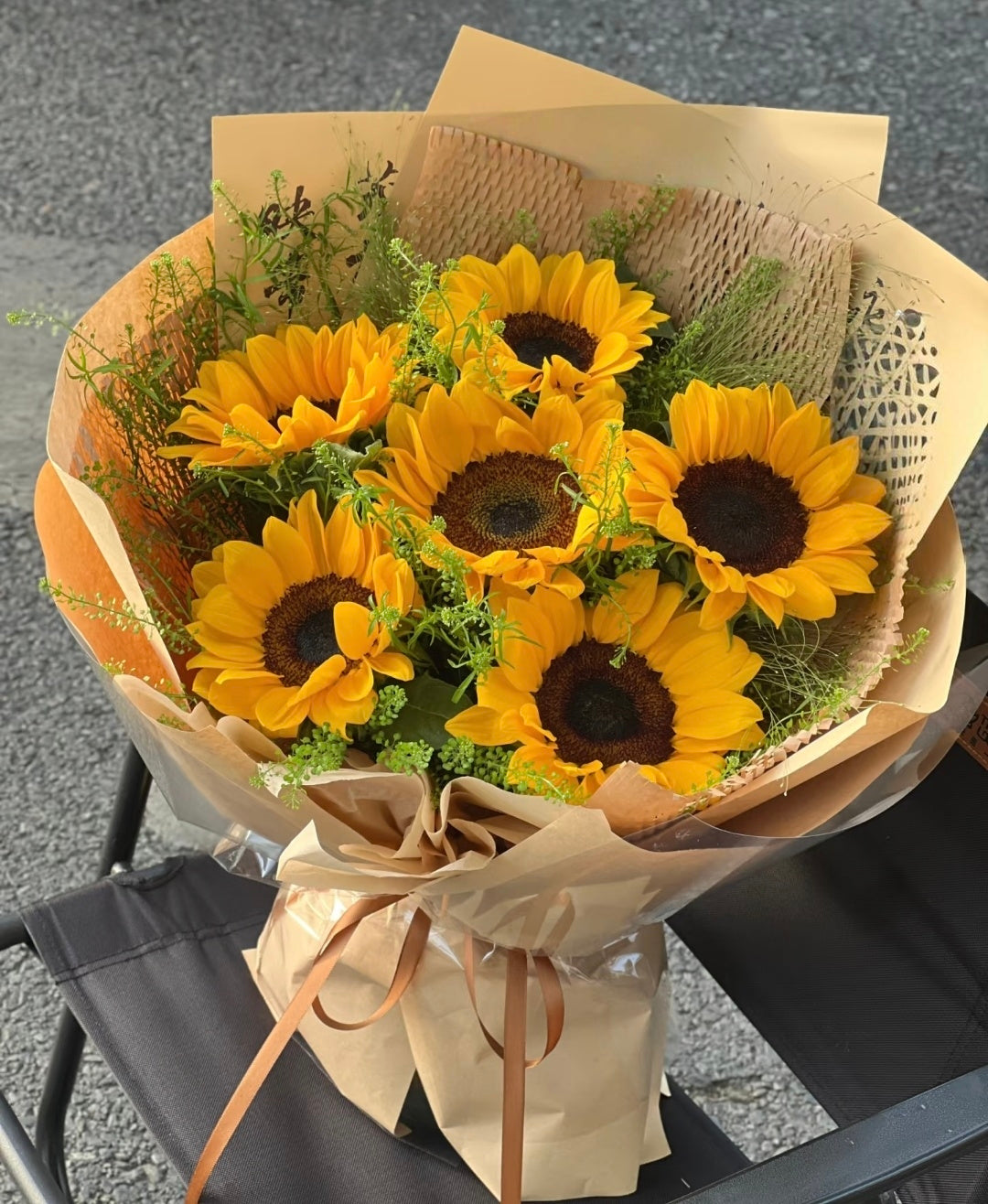 Sunflower Flower Bouquet - 6 Sunflower