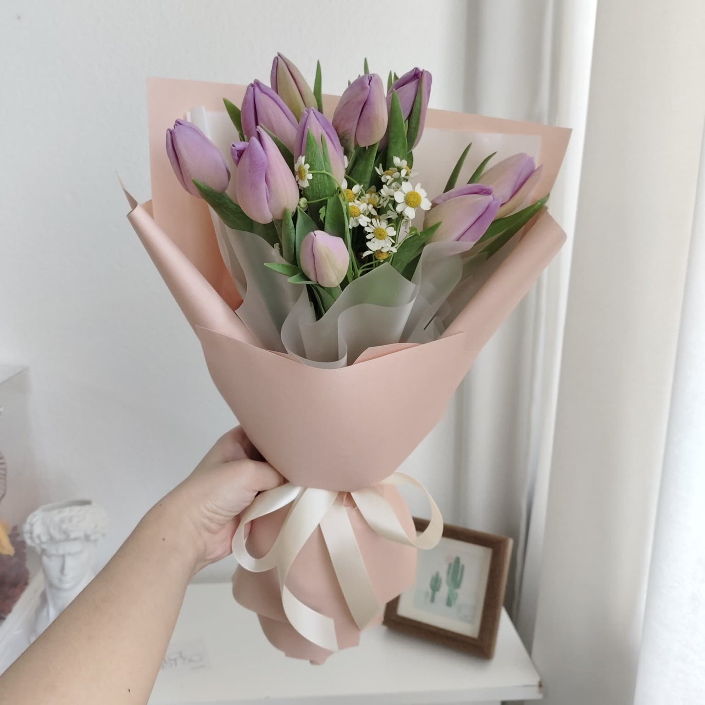 Mother's Day Flower Bouquet - Purple Tulip Bouquet