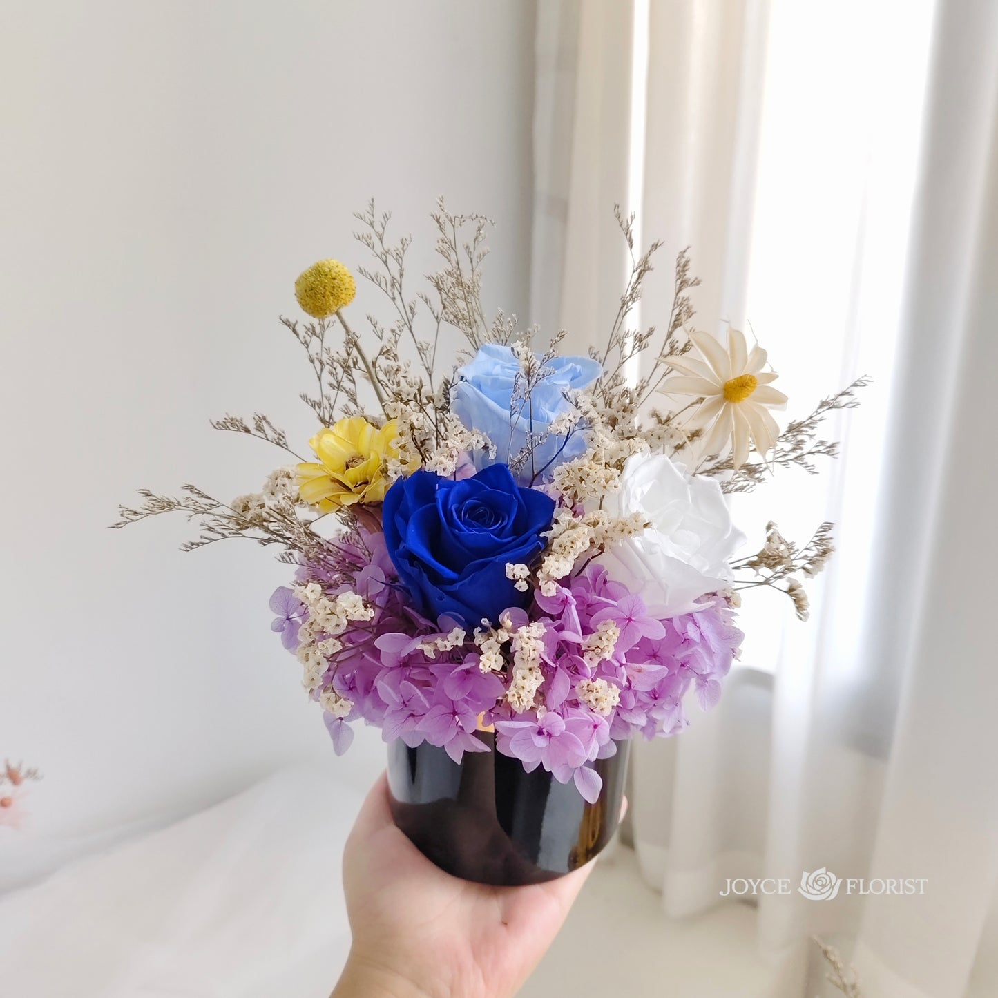 Blush Bloom Preserved Rose Arrangement