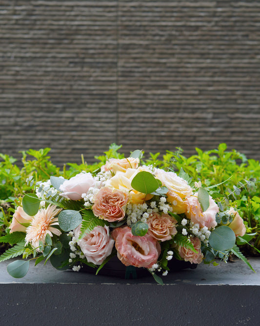Fresh Flower Table Arrangement - Blush