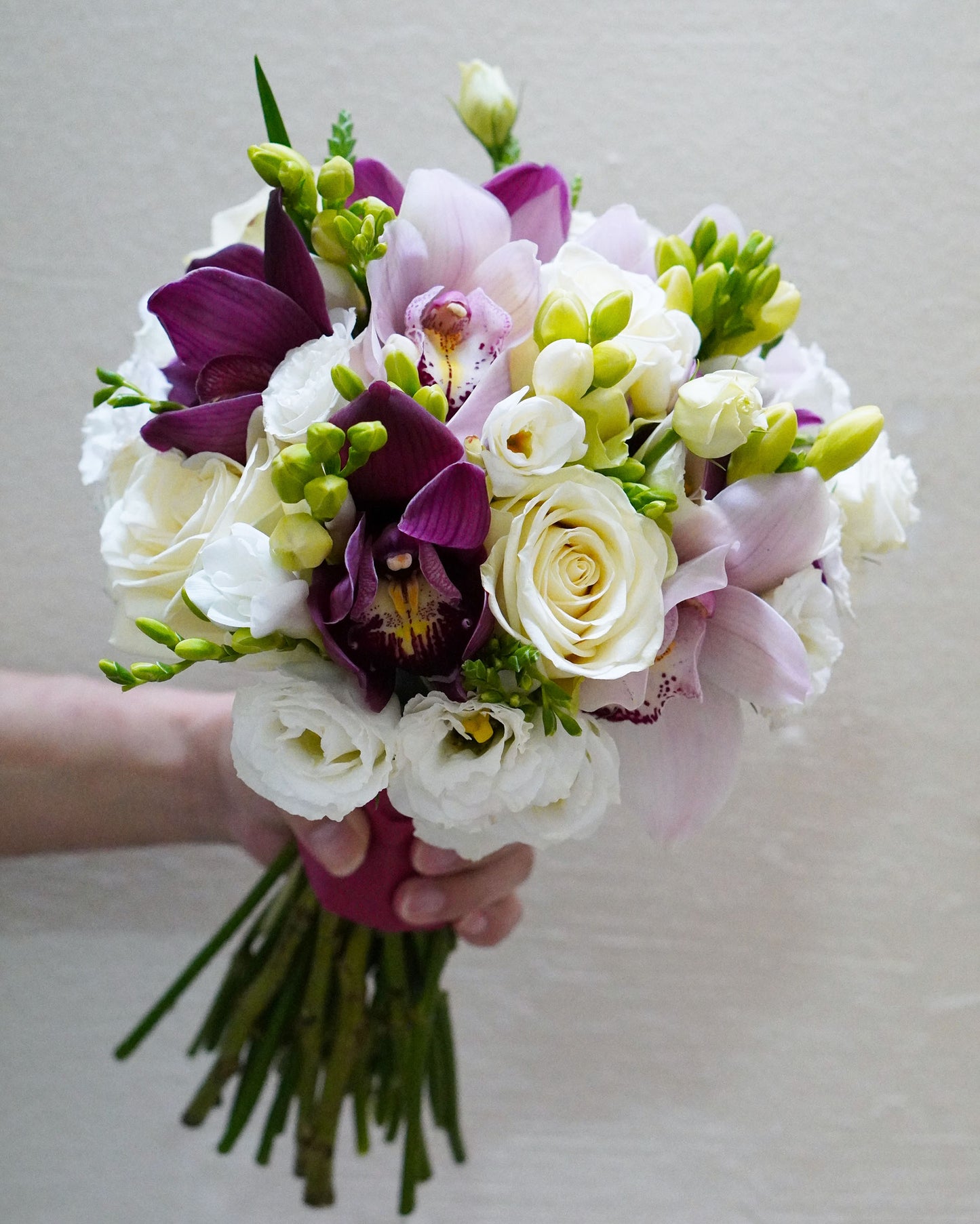 Bridal Wedding Hand Bouquet - Serenity & Bliss