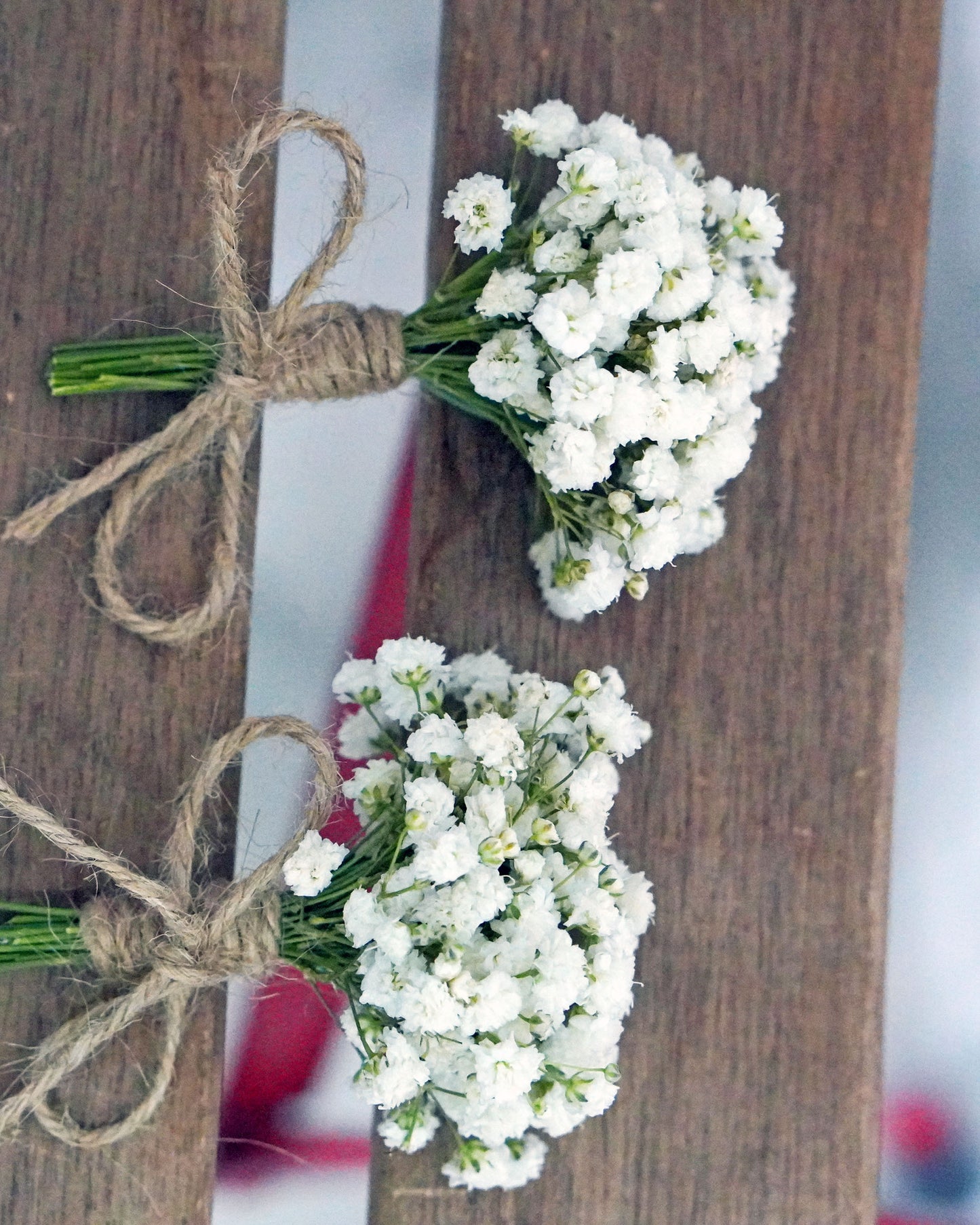 Boutonnieres - Fresh White Baby' Breath