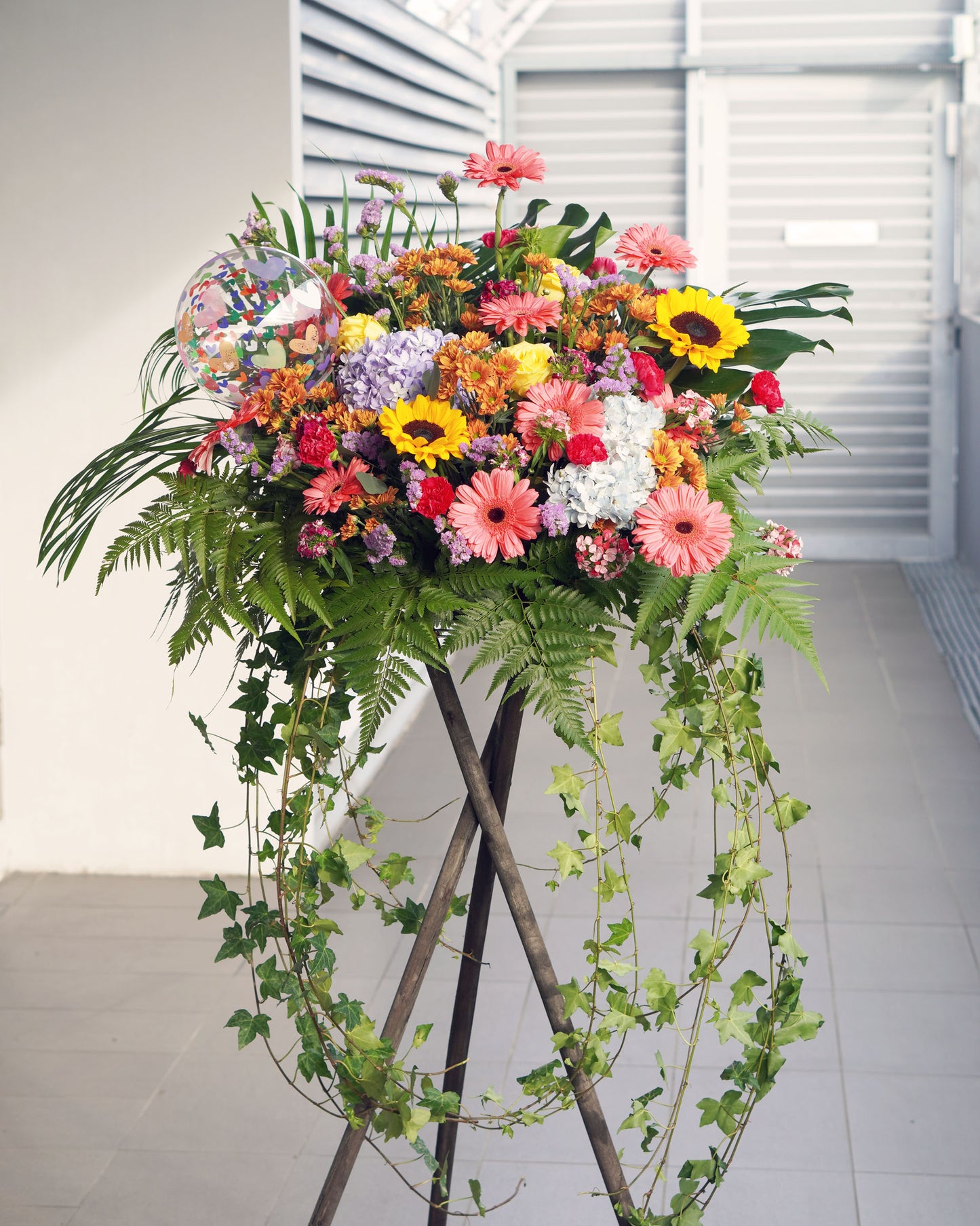 Grand Opening Flower Stand | Congratulatory Flower Stand | Colorful