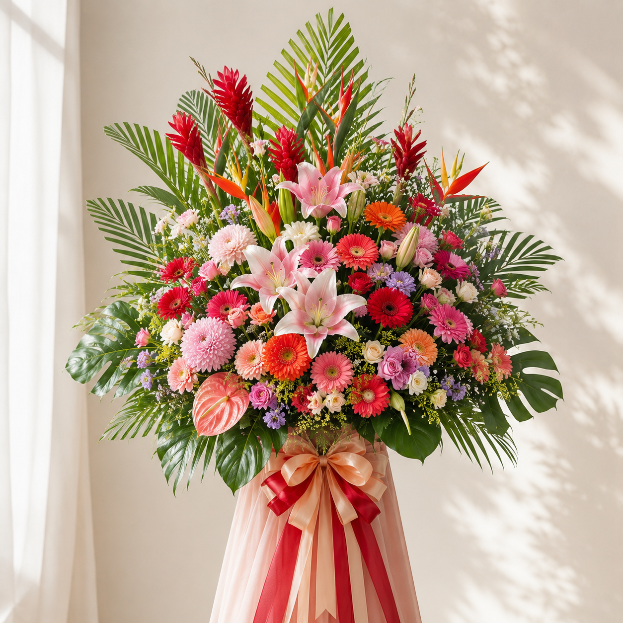 Grand  Opening Flower Stand