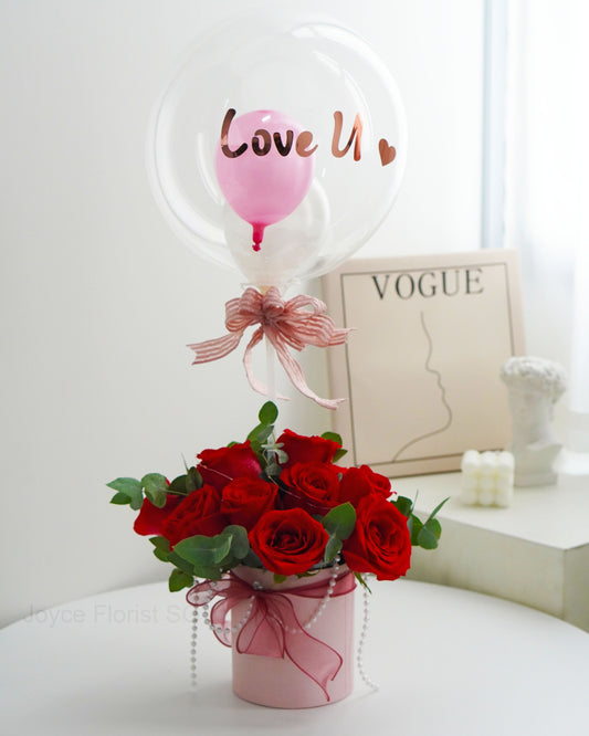 Passion Bloom Box - Fresh Red Rose