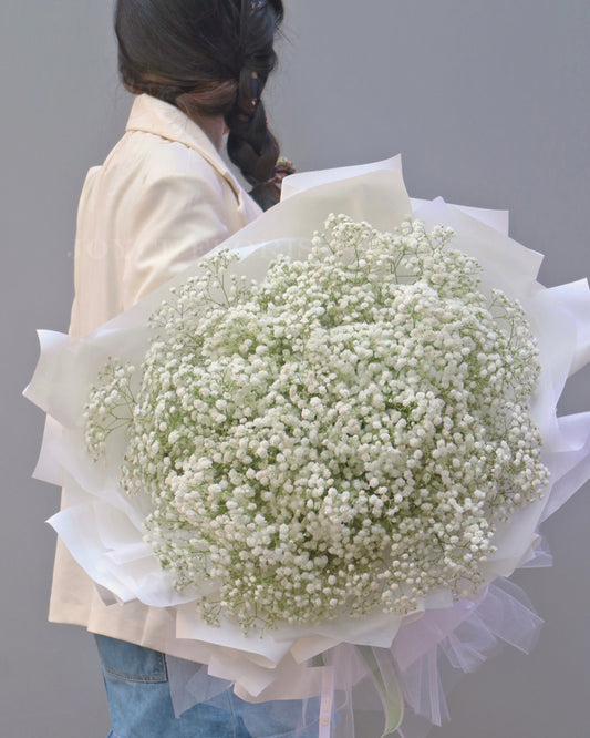 Fresh Flower Bouquet - White Baby's Breath