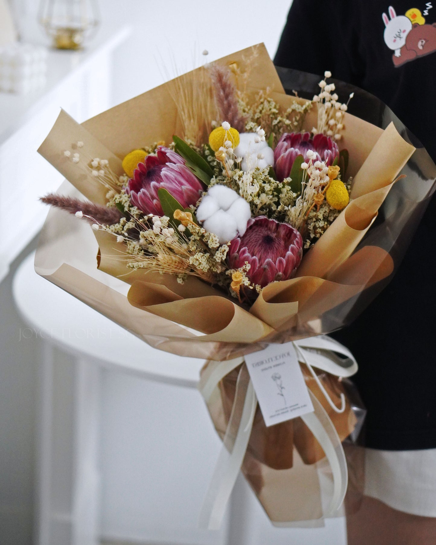 Queen Protea Dried Flower Bouquet