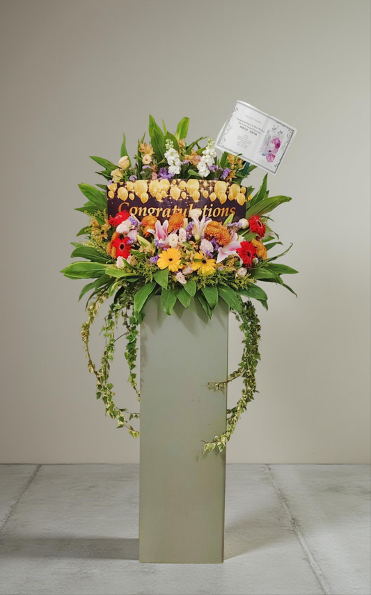 Grand Opening Flower Stand - The Flower Cart