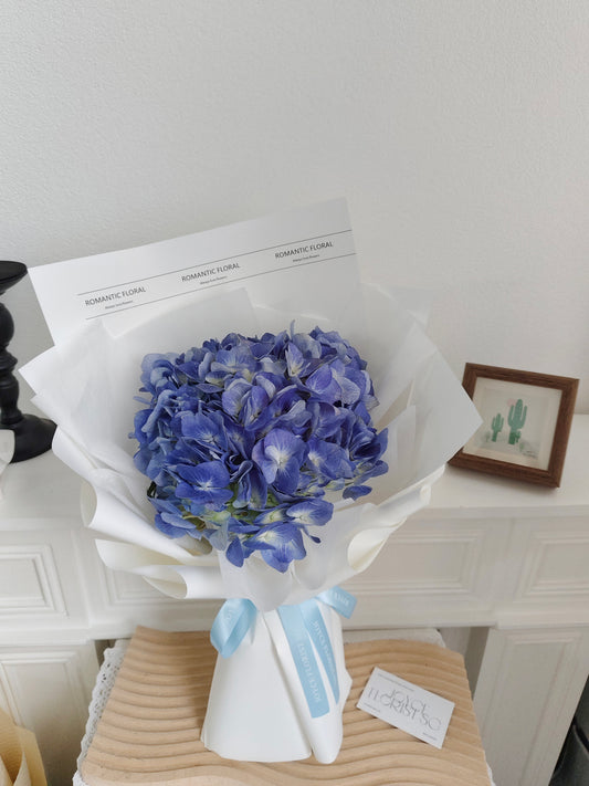 Fresh Flower Bouquet - Purple Hydrangea