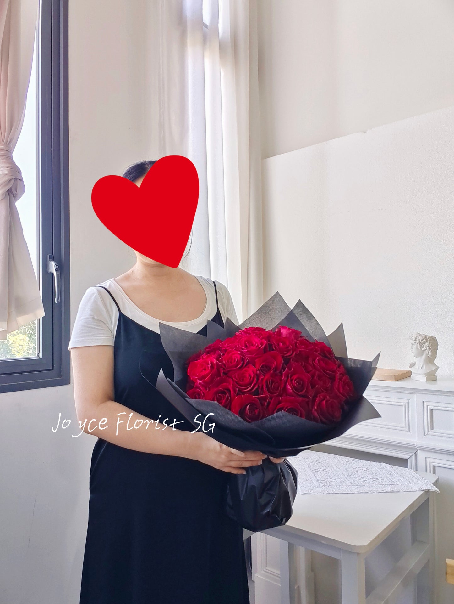 Valentine's Day 33 Red Rose Bouquet - Hibiscus