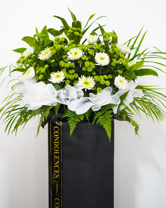 Condolence Flower Stand | Funeral Wreath | Mourning