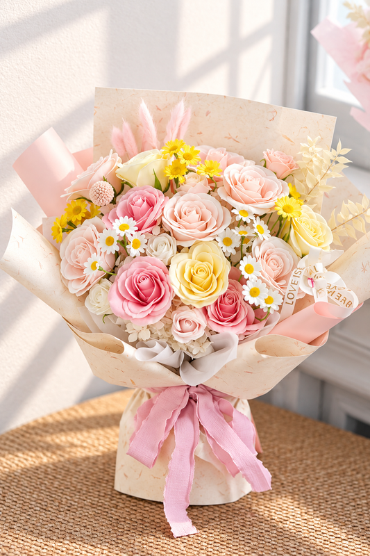 Timeless Soap Flower Bouquet - Sweet Thought