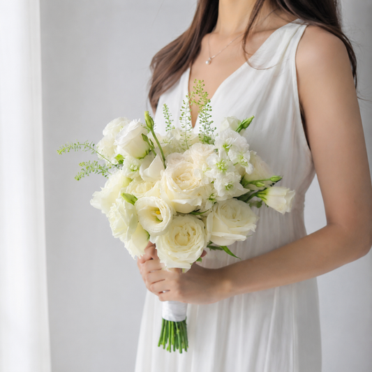 Bridal Bouquet - White Rose