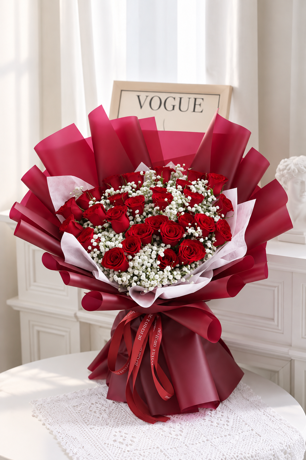 Classic 33 Red Rose Bouquet