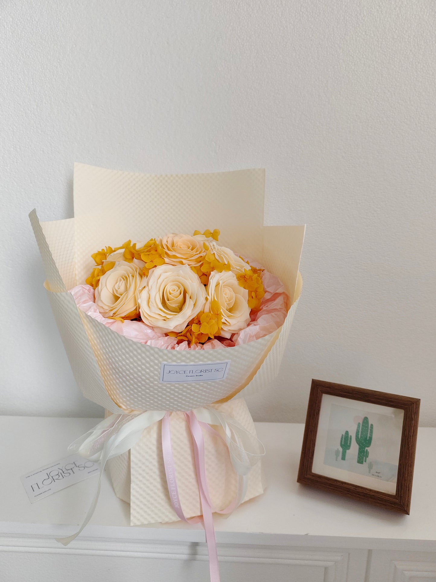 Valentine's Day Soap Flower Bouquet - Mango