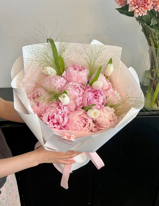Fresh Peony Bouquet