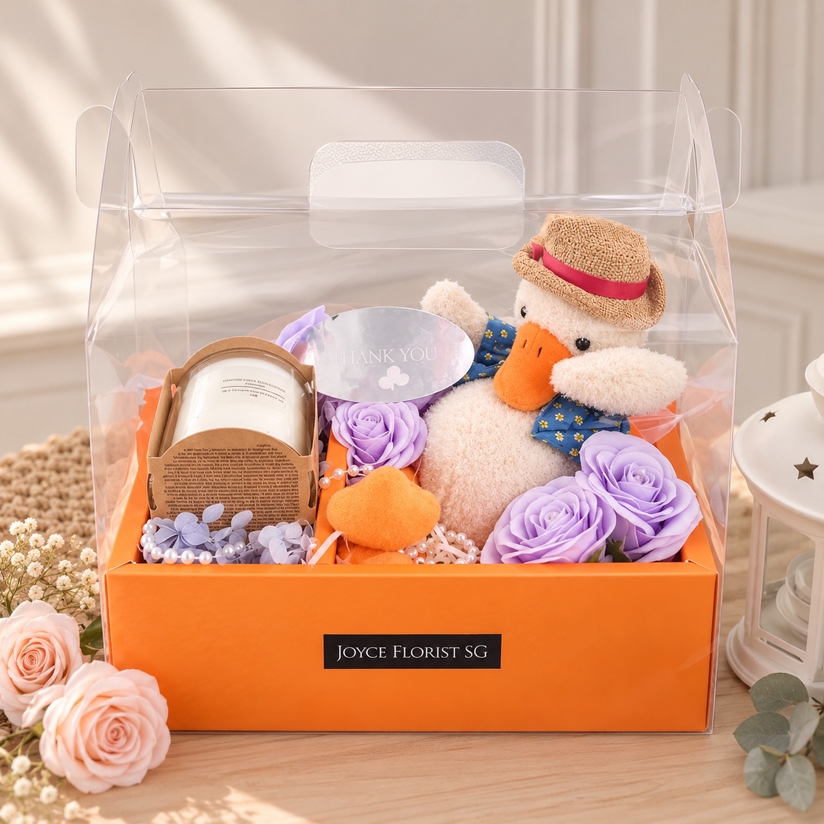 Lavender Love Duck Gift Box