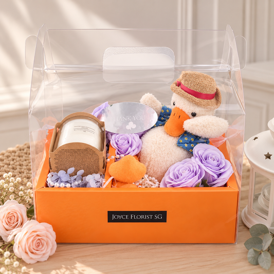Lavender Love Duck Gift Box