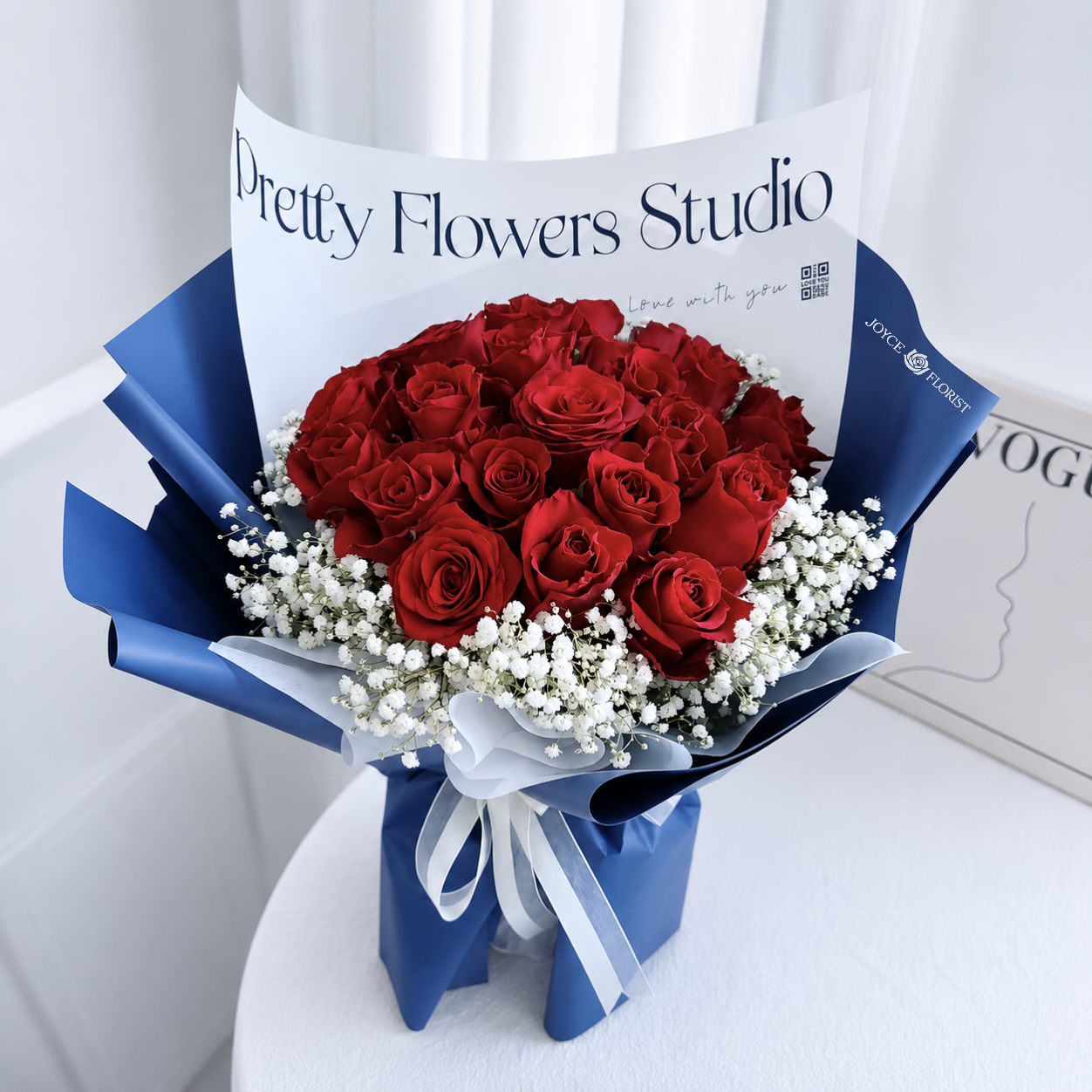 25 Red Rose Flower Bouquet