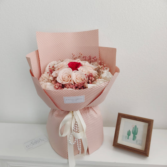 Valentine's Day Soap Flower Bouquet - Only You