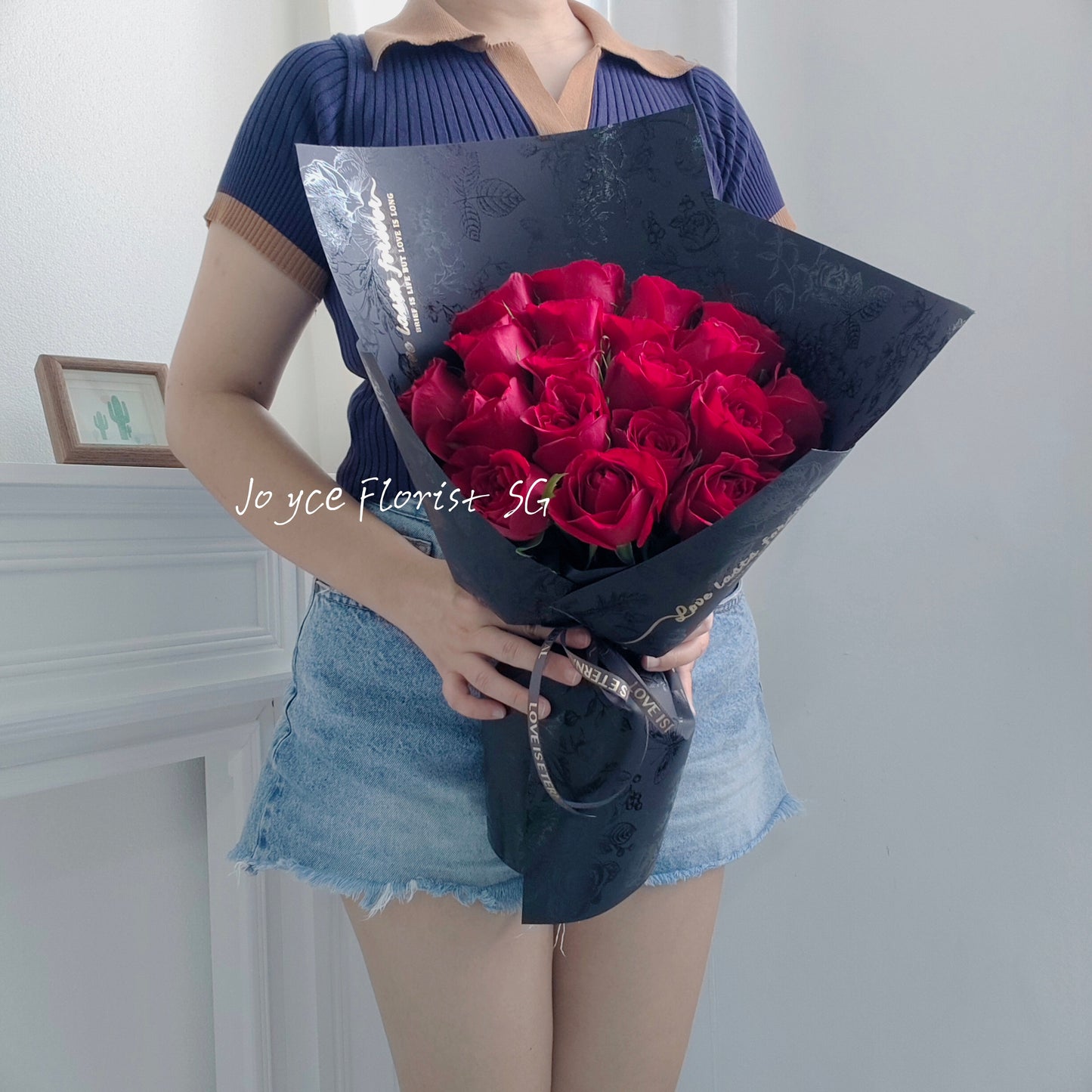 Valentine's Day Rose Flower Bouquet - True Love's Promise