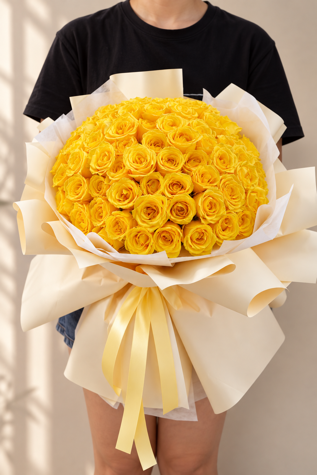 99 Yellow Rose Bouquet