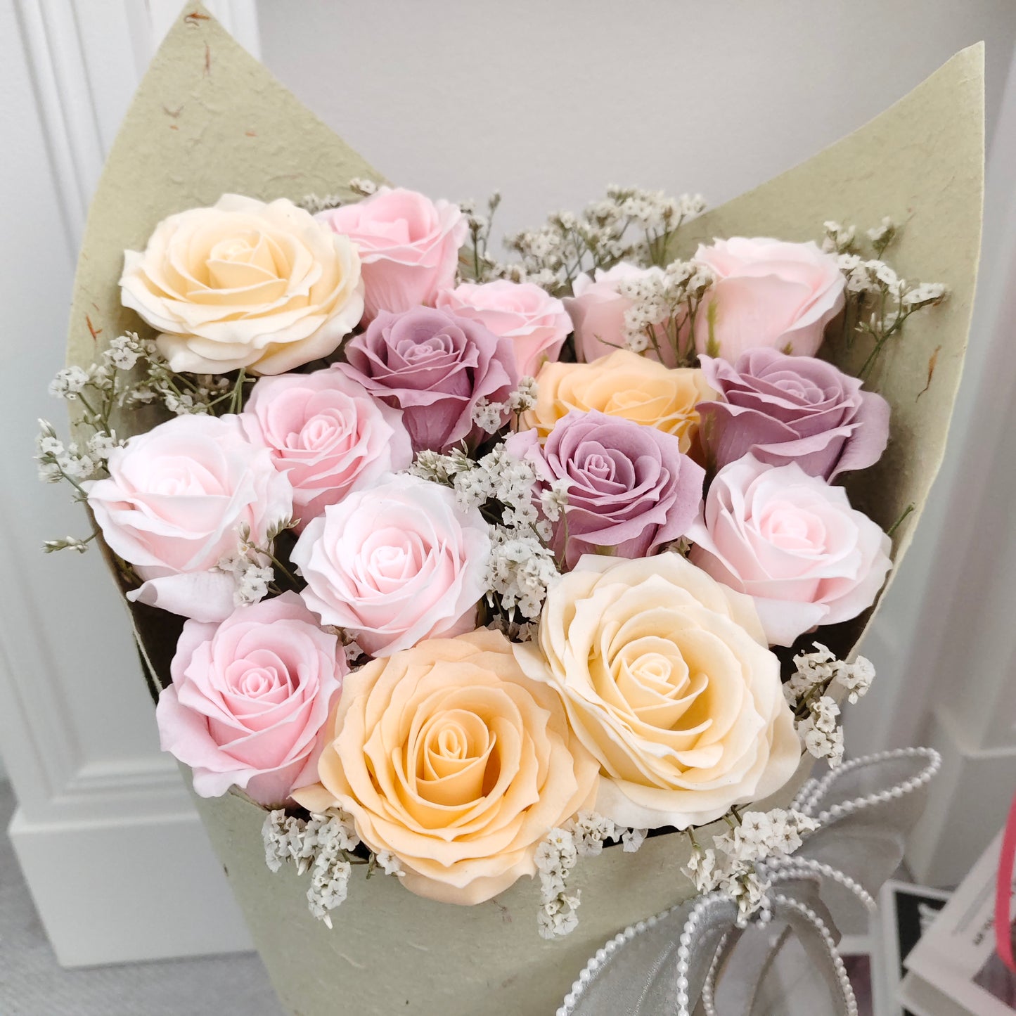 Soap Flower Bouquet - Ice Cream