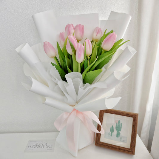 Pastel Pink Tulip Bouquet