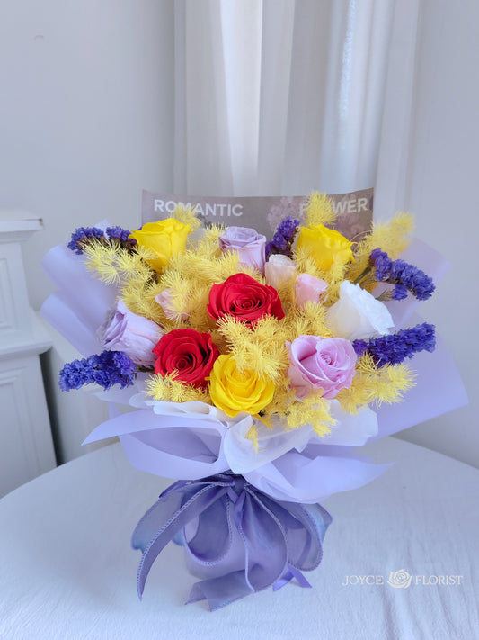 Mother's day Preserved Flower Bouquet - Dazzling