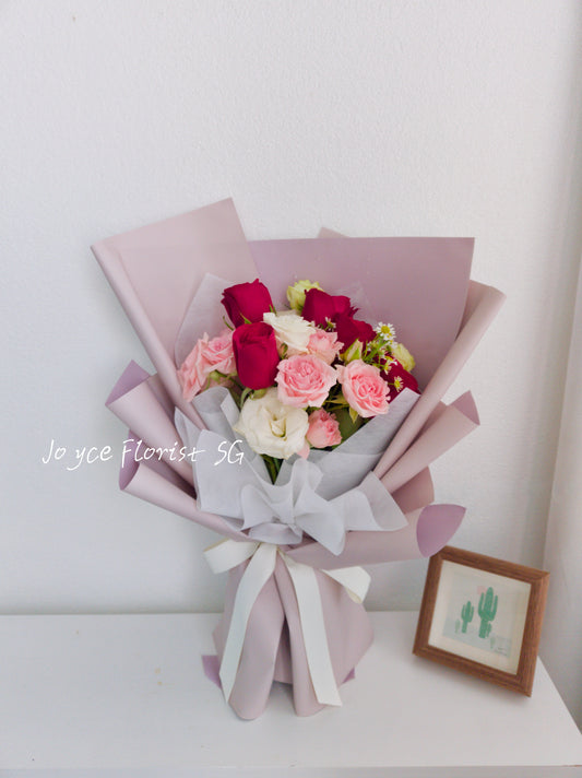 Rose Flower Bouquet - Tenderness