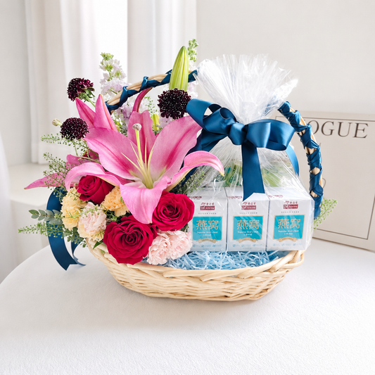 Eu Yang Sang Bird's Nest Sugar Free & Flower Wellness Gift Basket