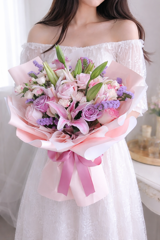 Mother's Day Flower Bouquet - Cherry Kiss