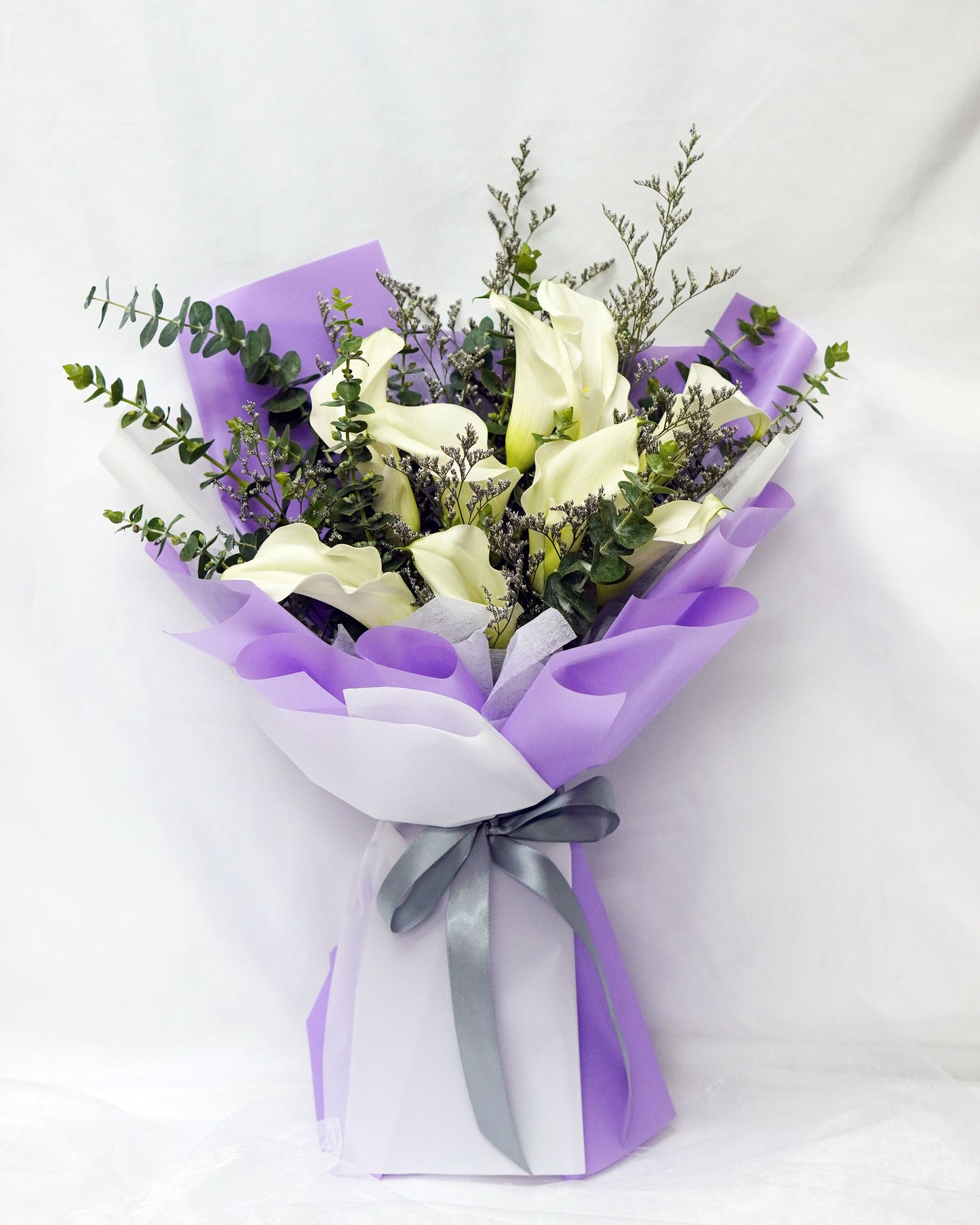 Mother's Day Flower Bouquet - White Calla Lily Bouquet