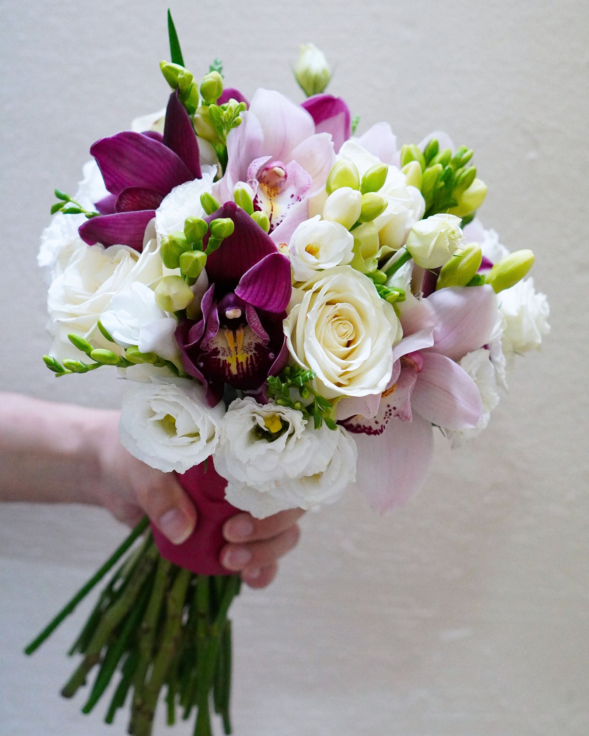 Bridal Wedding Hand Bouquet - Serenity & Bliss