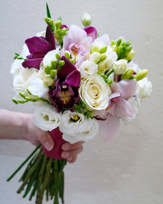 Bridal Wedding Hand Bouquet - Serenity & Bliss