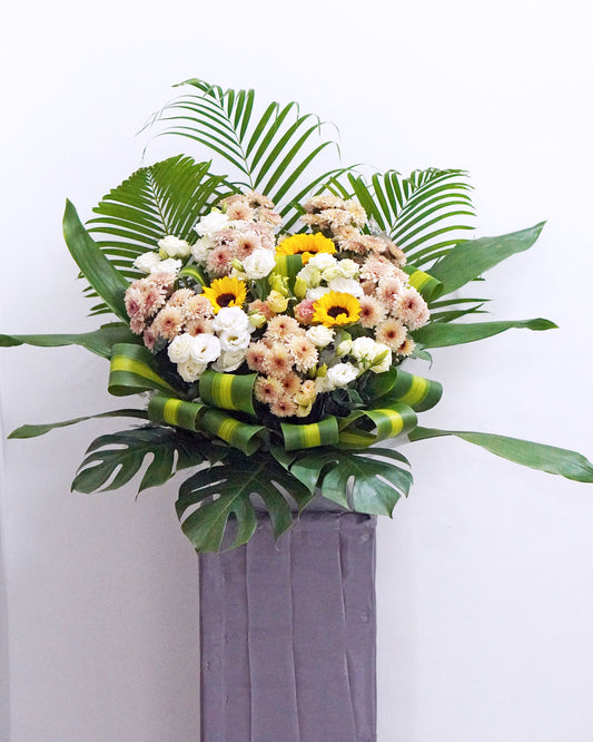 Condolence Flower Stand | Funeral Wreath | Compassion